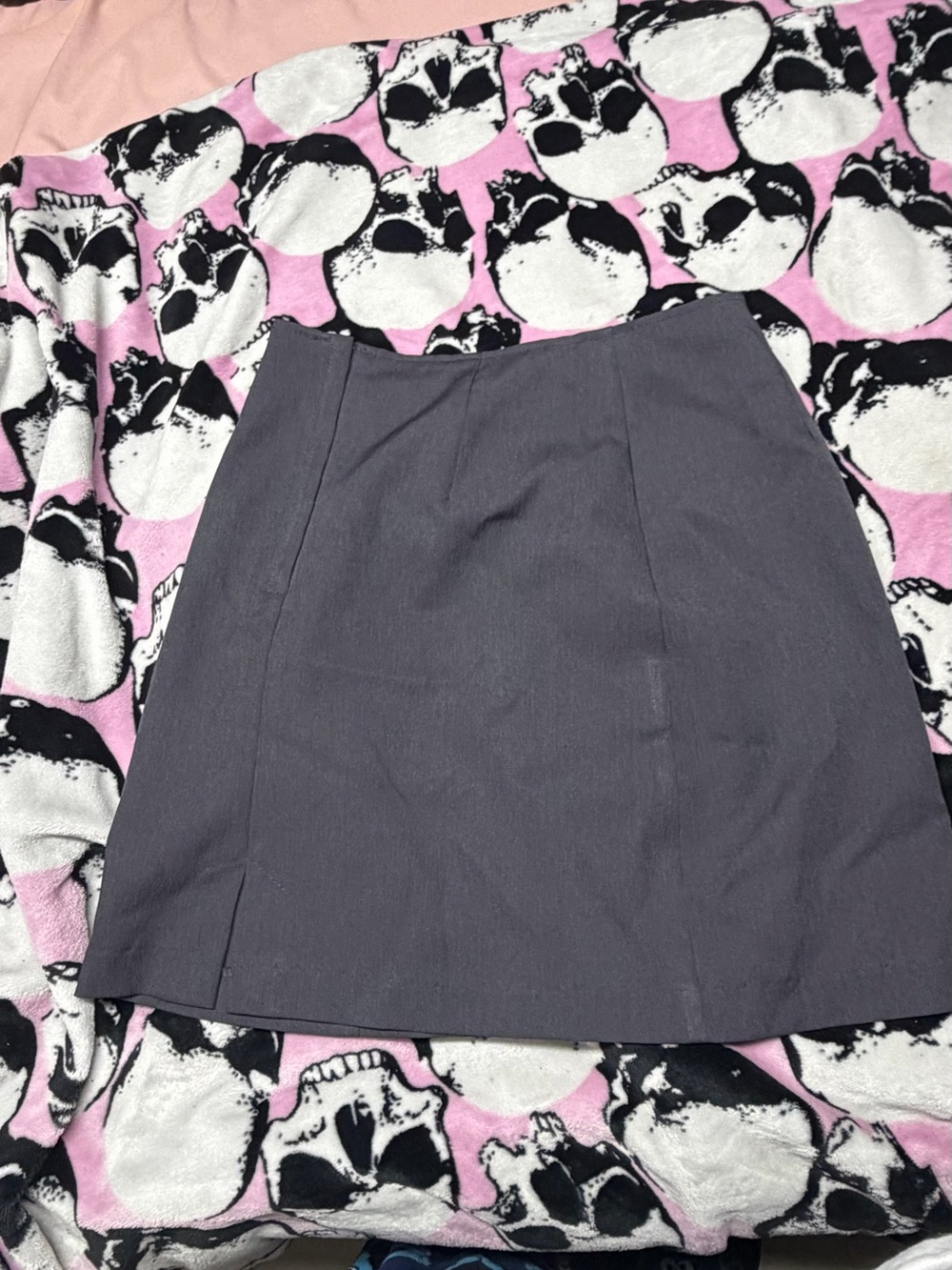 La Belle Gray Mini Skirt